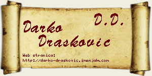 Darko Drašković vizit kartica